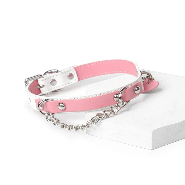 BDSM Collars Adjustable Heart for Sensory Play