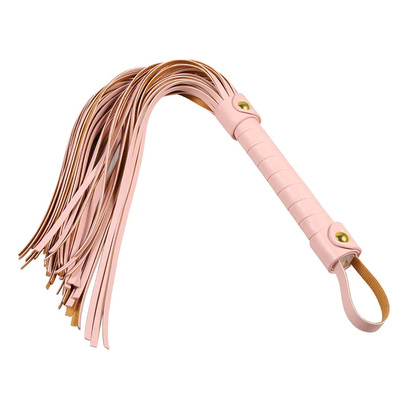 Black and Pink Tassel Floggers