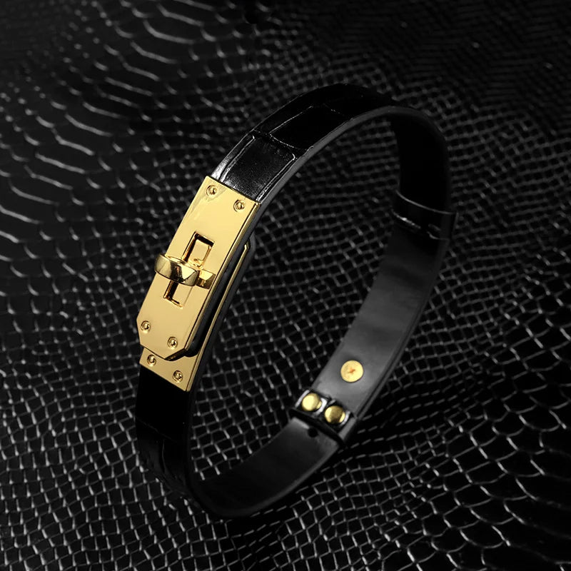 Leather Black bondage Choker BDSM Collars
