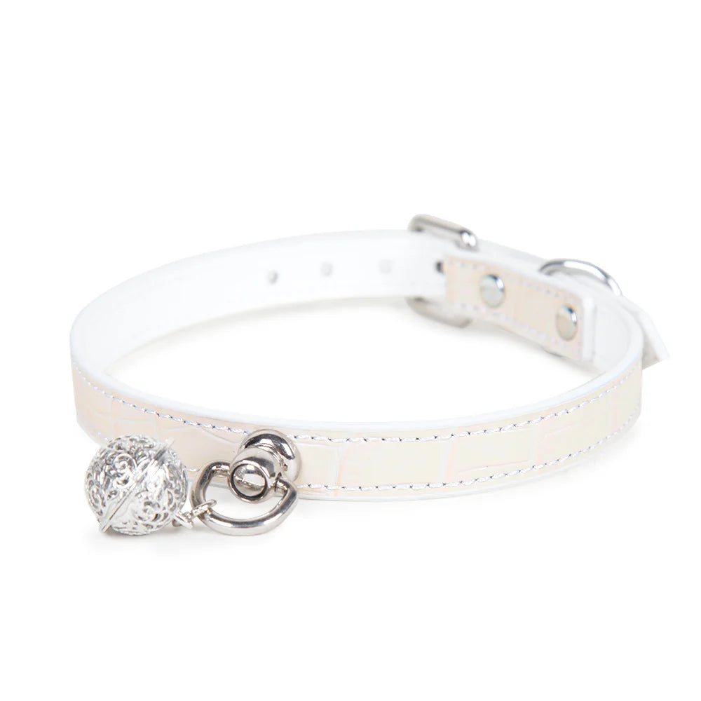 BDSM Collars in Crocodile Print for Couples