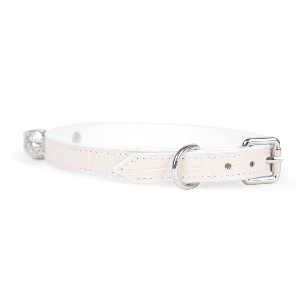 BDSM Collars in Crocodile Print for Couples