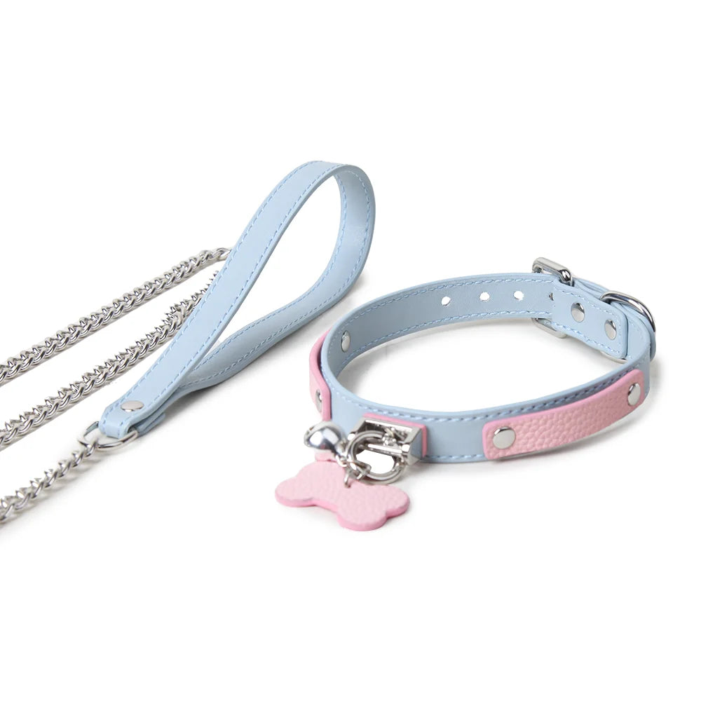 Cute Bone BDSM Collars for Couples