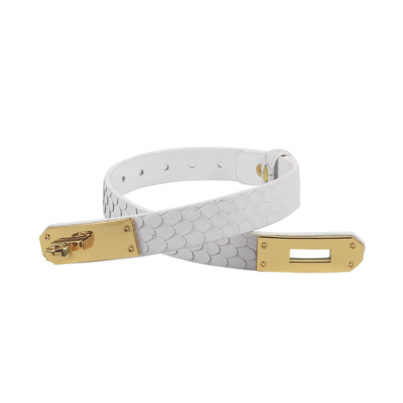 Dragon Scale Leather BDSM Collars