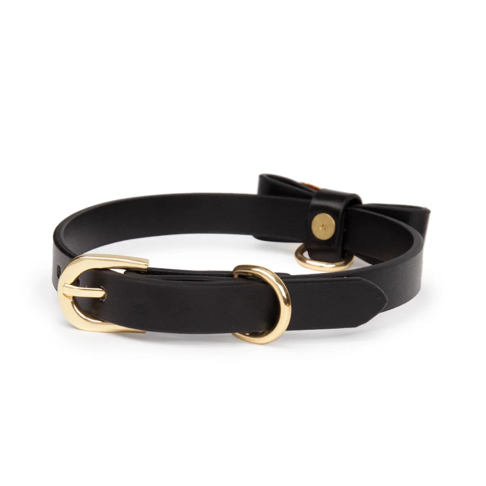 Leather Bowtie BDSM Collars for Women