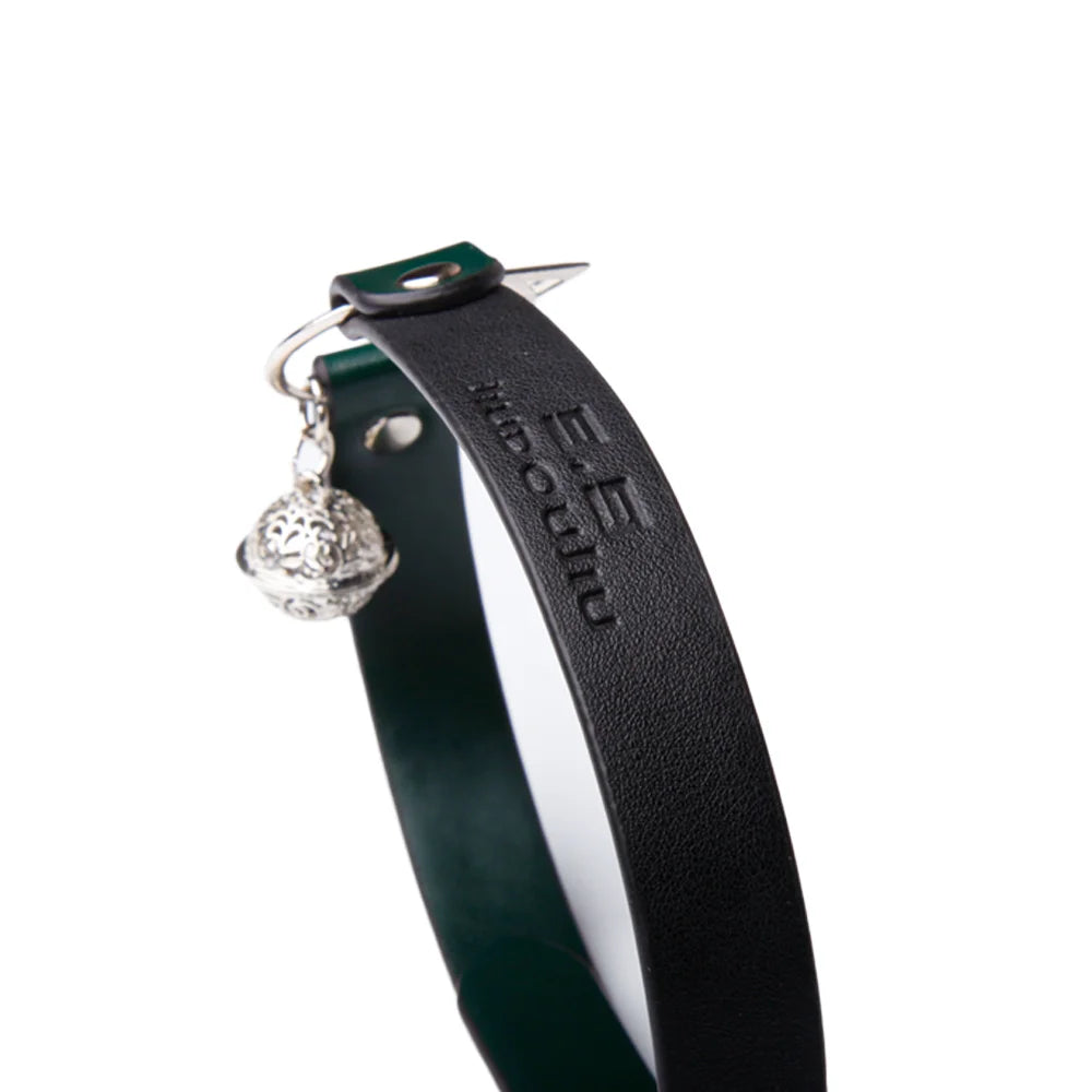 Leather BDSM Cat Bell Collars for Women