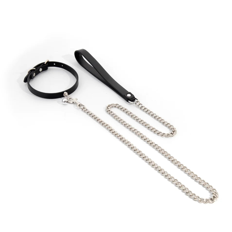 Minimalist Bell Leather BDSM Collars