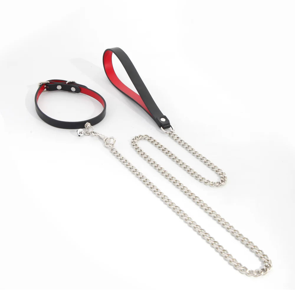 Minimalist Bell Leather BDSM Collars