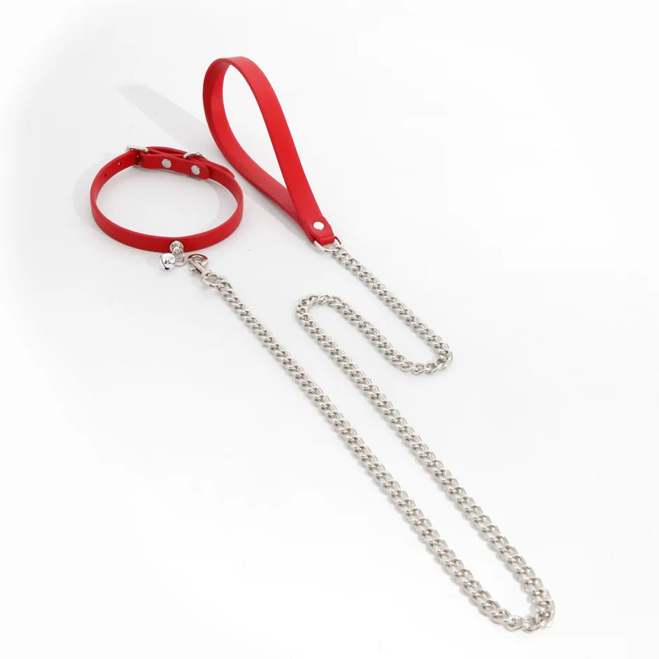 Minimalist Bell Leather BDSM Collars