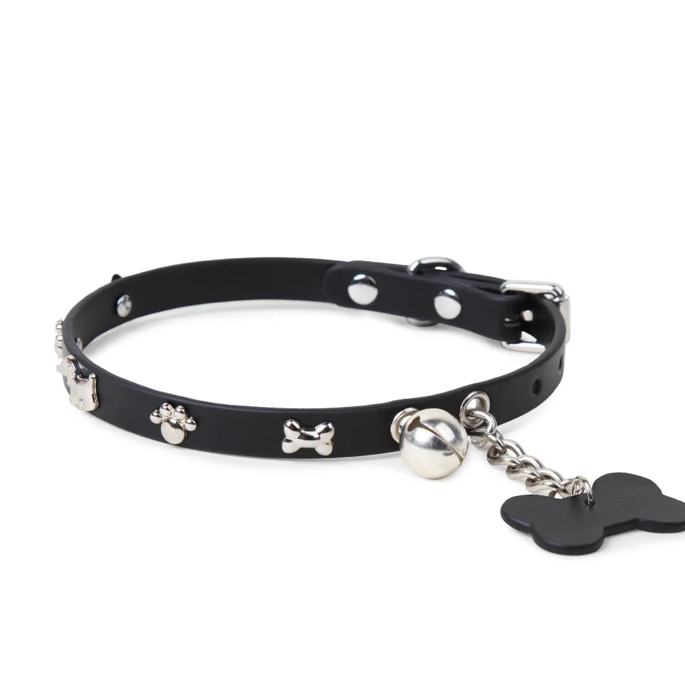 Leather Punk Bone BDSM Collars