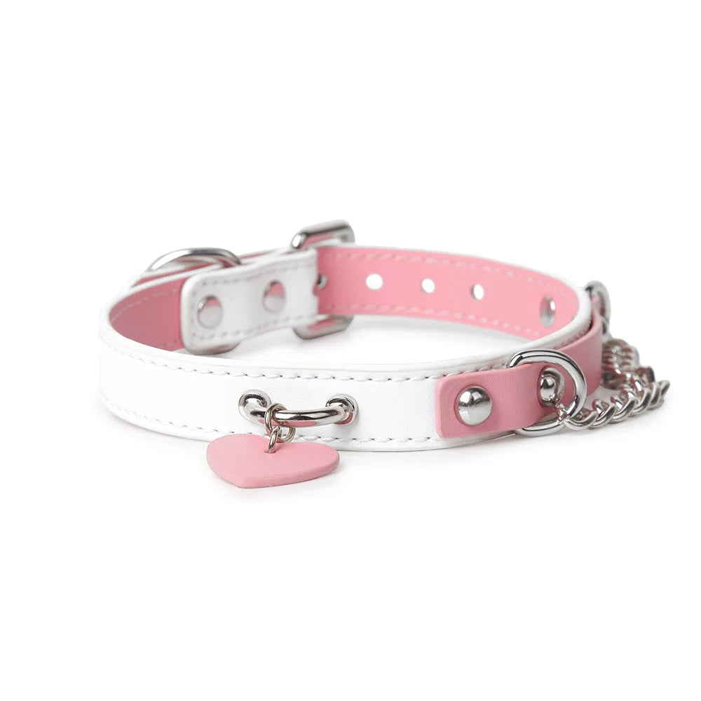 Punk Cute BDSM Collars in Leather