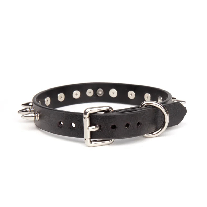 Leather Punk Studded BDSM Collars
