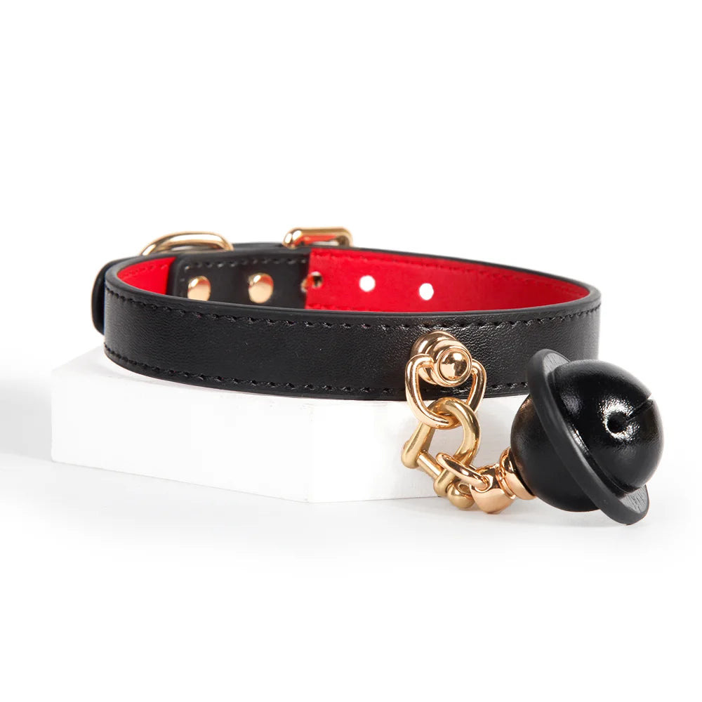 BDSM Collars with Bell Design