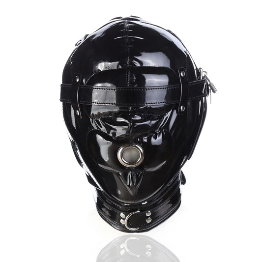 All-Around Coverage Punk Lockable BDSM Hoods