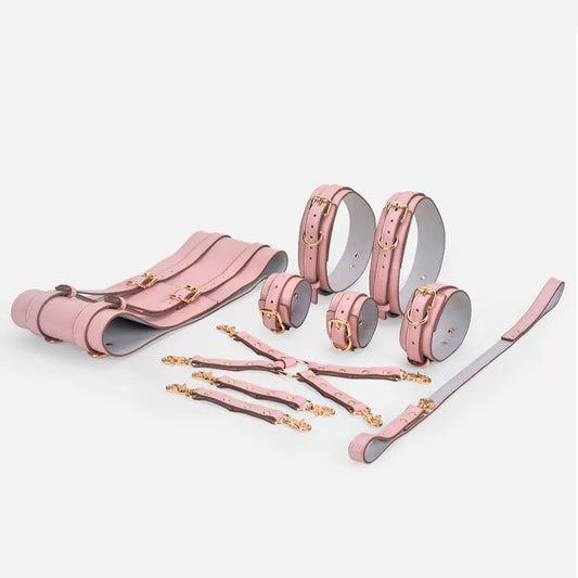 BDSM Pink Bondage Gear for Women – Handcrafted