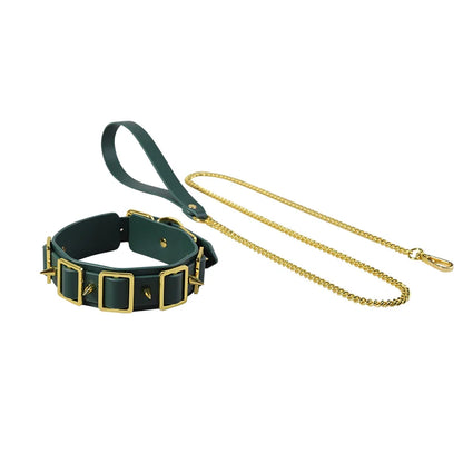 BDSM Bondage Kit - Black Punk Style with Decorative Buckles