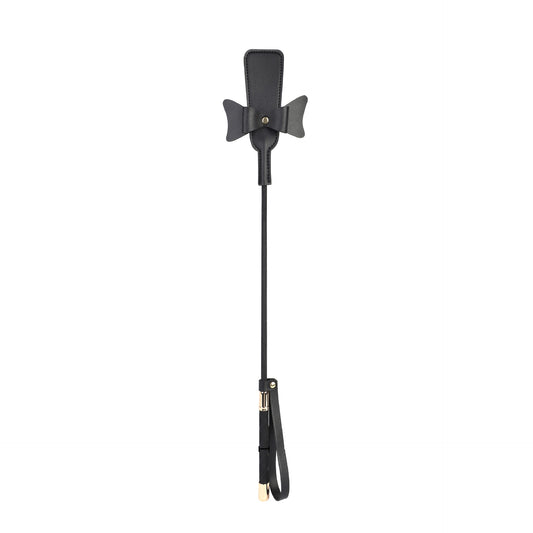 BDSM Leather Riding Crop with Bells for Playful Sensation