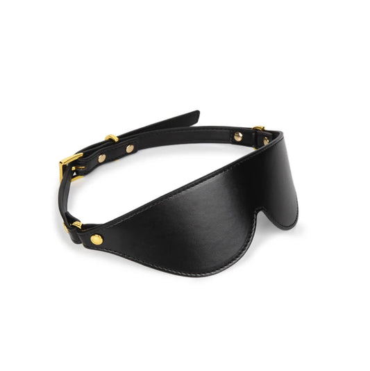 BDSM Eye Mask for Sexual Fantasy in Leather