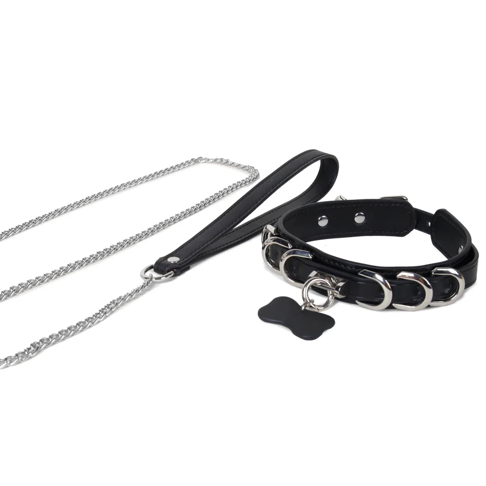 Bone Punk BDSM Choker for Advanced Players