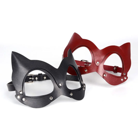 Catwoman Pure Leather Animal BDSM Masks