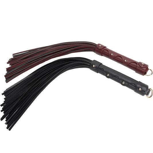 BDSM Floggers in Textured Classic Leather