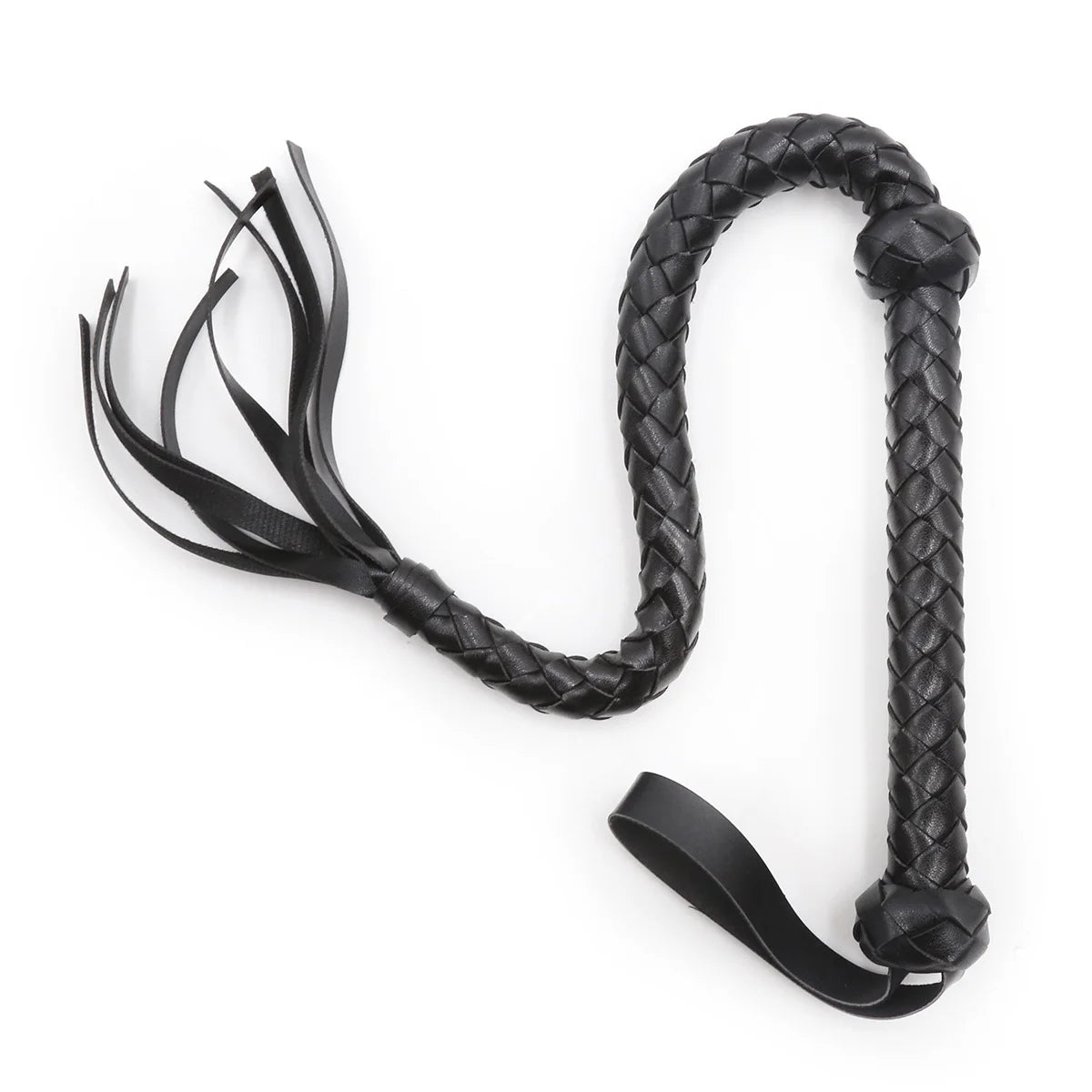 BDSM Toys-Handheld Woven BDSM Whip Long