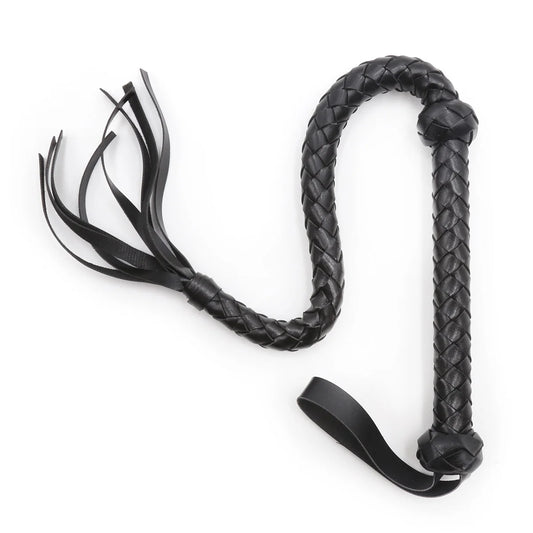 BDSM Spanking Handheld Woven Snake Whip