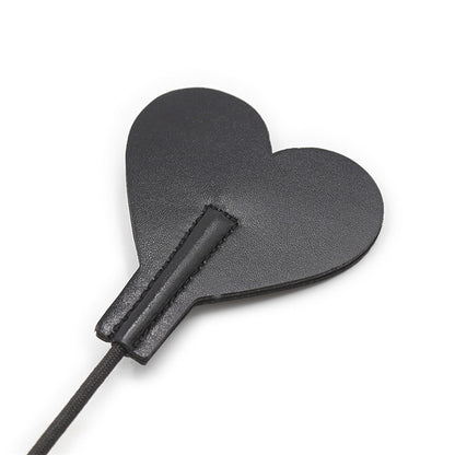 Heart-Shaped Diamond Handle Classic Riding Crop