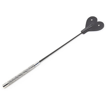 Heart-Shaped Diamond Handle Classic Riding Crop