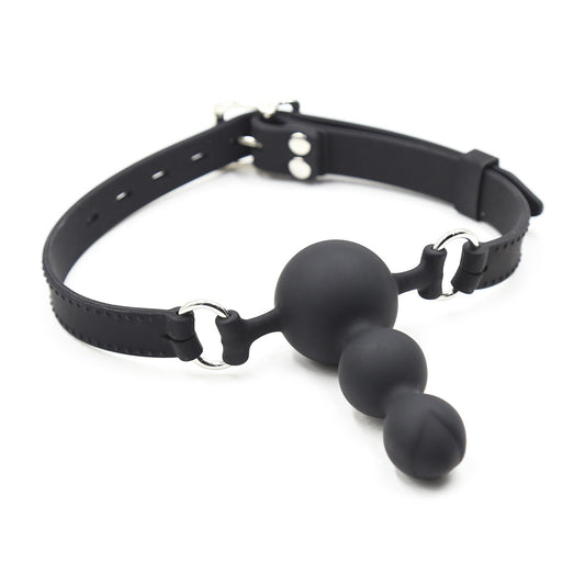 Dildo Shaped BDSM Ball Gag in Modern Teasing Style