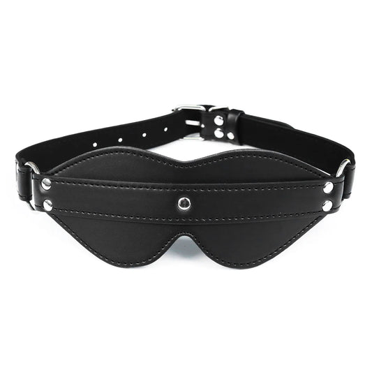 Double Layer Adjustable Black BDSM Eye Mask