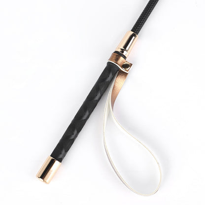 Gold and Silver Classic Riding Crop for Striking Impact