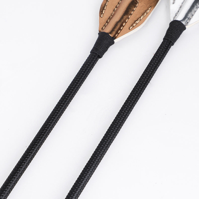 Gold and Silver Classic Riding Crop for Striking Impact