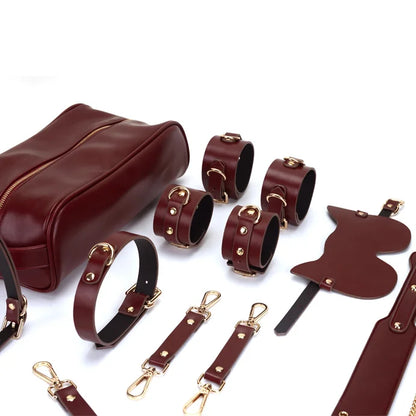 Burgundy BDSM Bondage Kit-BDSM Kit