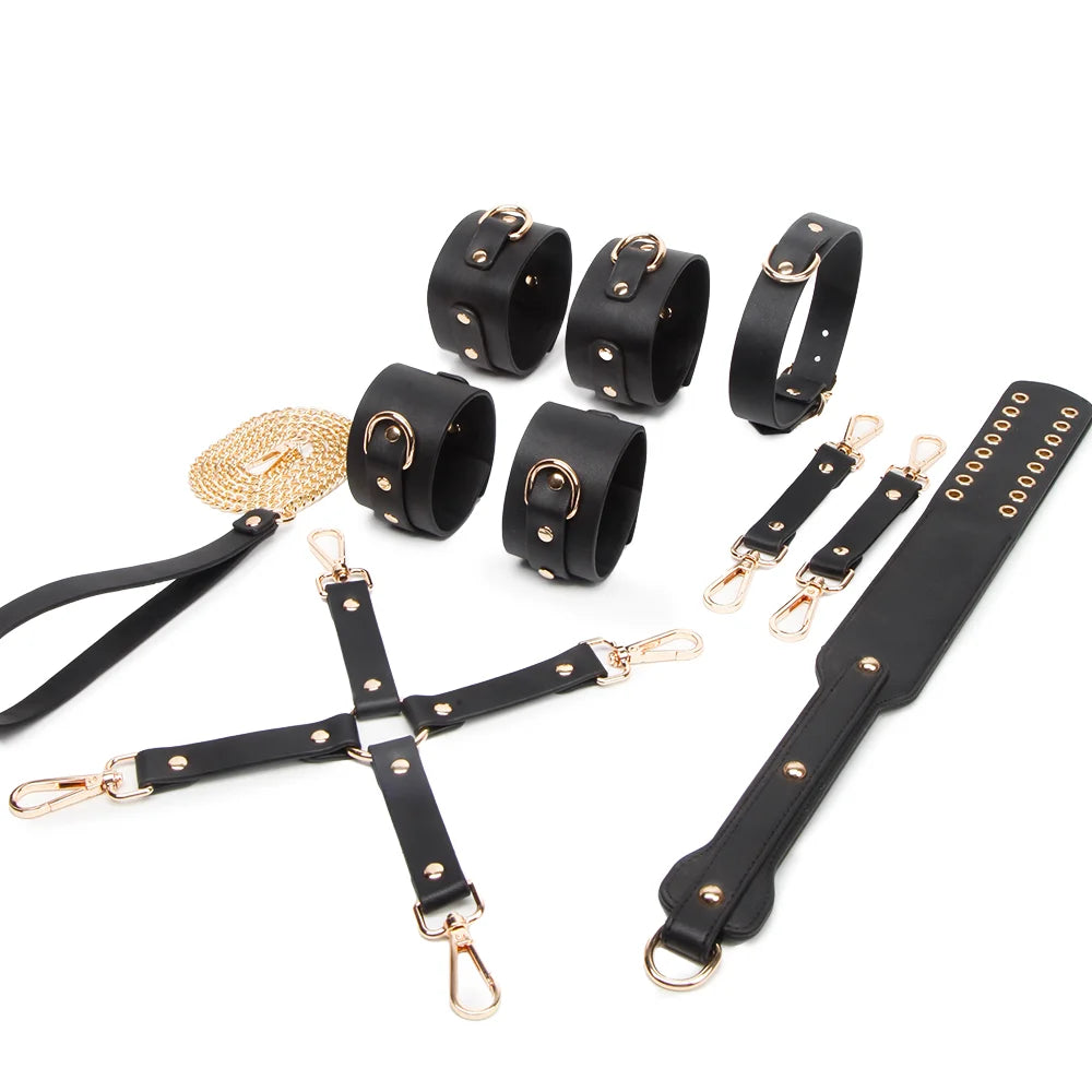 Burgundy Beginner Bondage Set-BDSM Kit