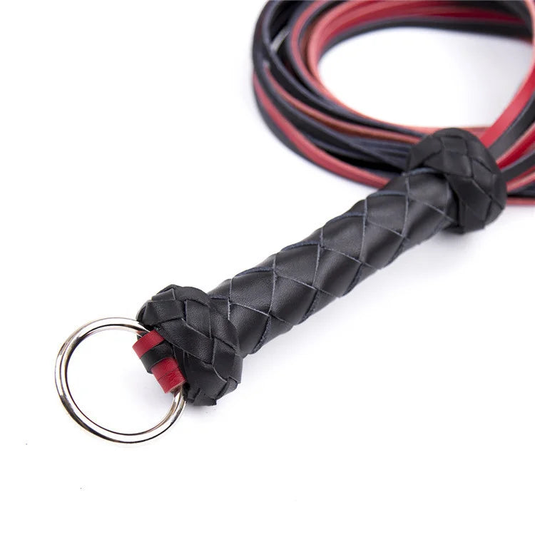 Genuine Leather Two-Color Classic BDSM Floggers