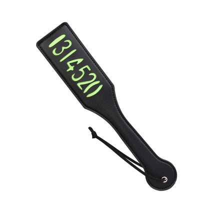 Glow in the Dark Double Layer Leather Impact Paddle