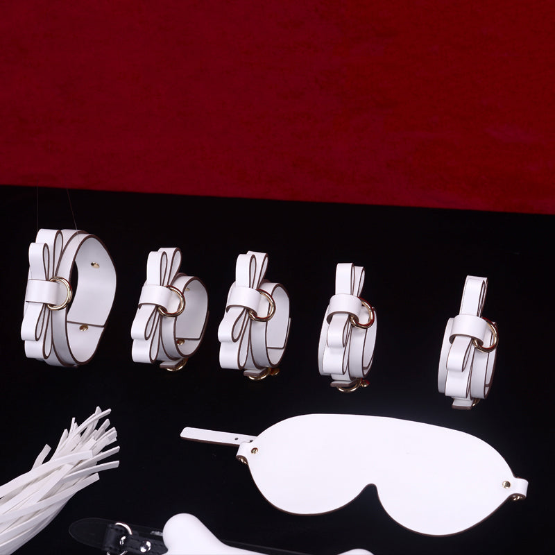 11 Piece White Bondage Set-BDSM Kit