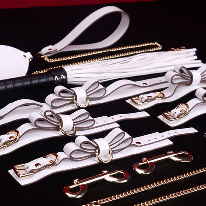 11 Piece White Bondage Set-BDSM Kit