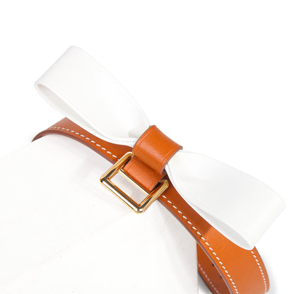 Hermes Color Leather BDSM Choker for Luxurious Play