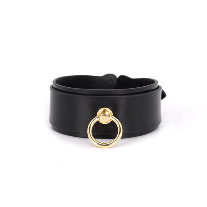 High Leather BDSM Choker for Extreme Play