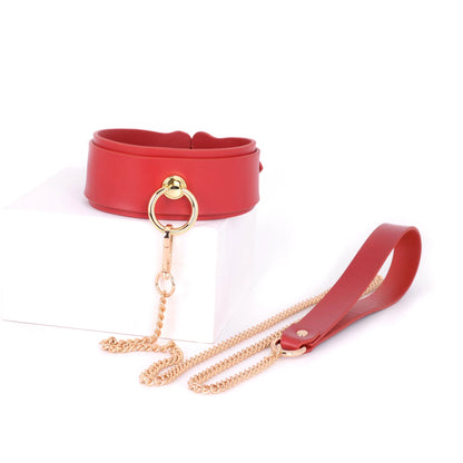 High Leather BDSM Choker for Extreme Play