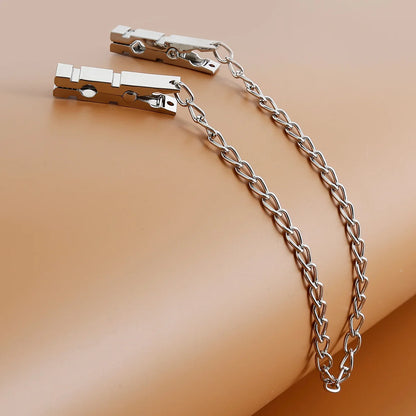 High-Quality Metal Chain Nipple Clamps BDSM Bondage