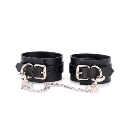 Black and Pink Leather BDSM Bondage Kits with Cute Ears