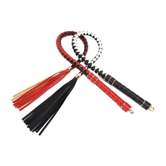 Luxury Woven Long Snake Whip for BDSM Spanking