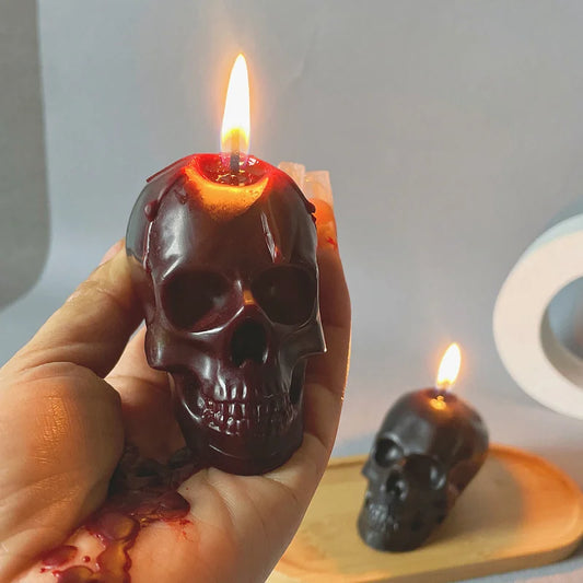 Mini Skull Love Candle with Low-Temperature Safe Wax