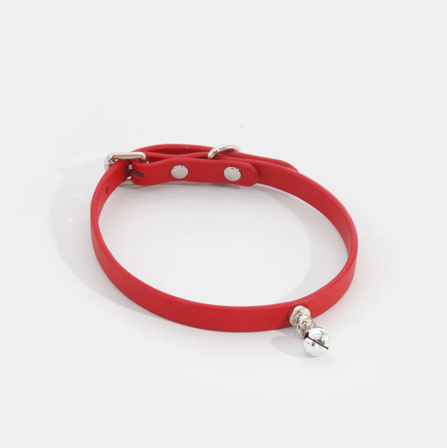 Minimalist Bell Leather BDSM Choker