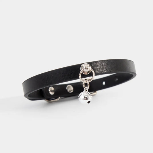 Minimalist Bell Leather BDSM Collars