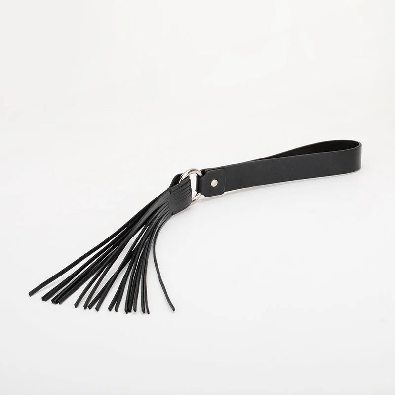 Minimalist Elegant Full Leather BDSM Spanker Straps