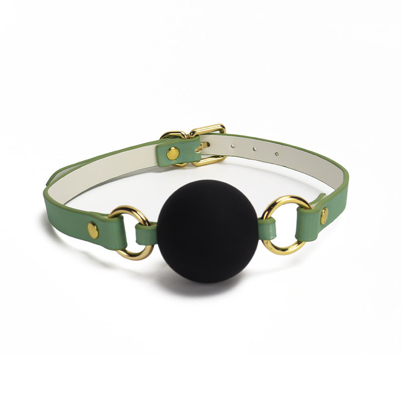 Multicolor Metal Accent Modern BDSM Ball Gag