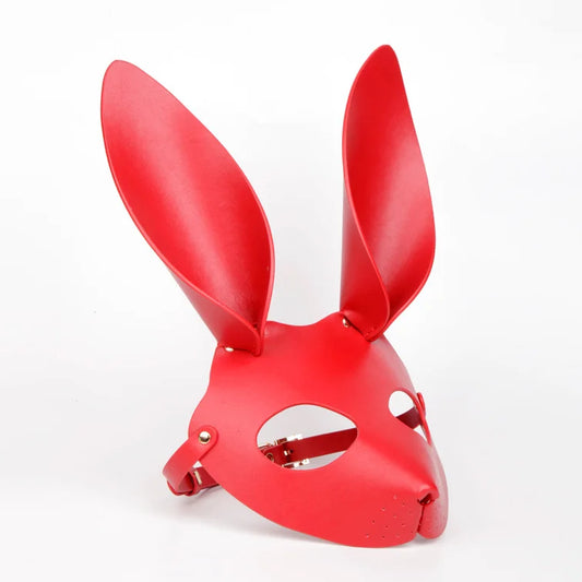 Multicolor Rabbit Pure Leather Animal BDSM MASKS